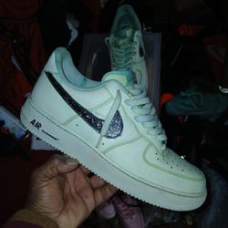 ** CUSTOM NIKE AIR FORCE 1 SNEAKERS ** SIZE 12 ** $125