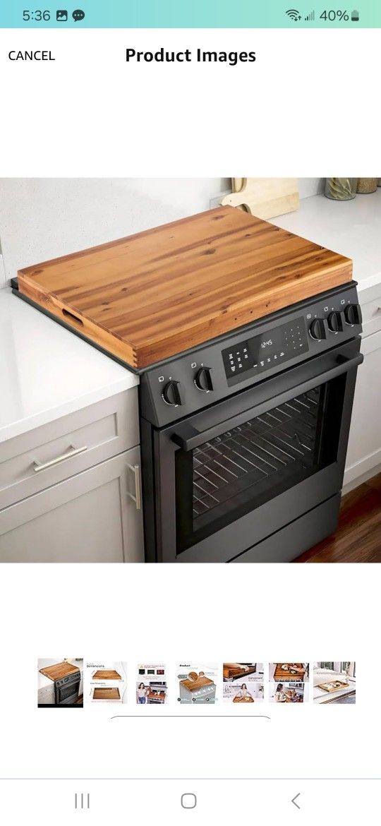 Beautiful Stove Cover New In Box Pick Up In Pomona $45