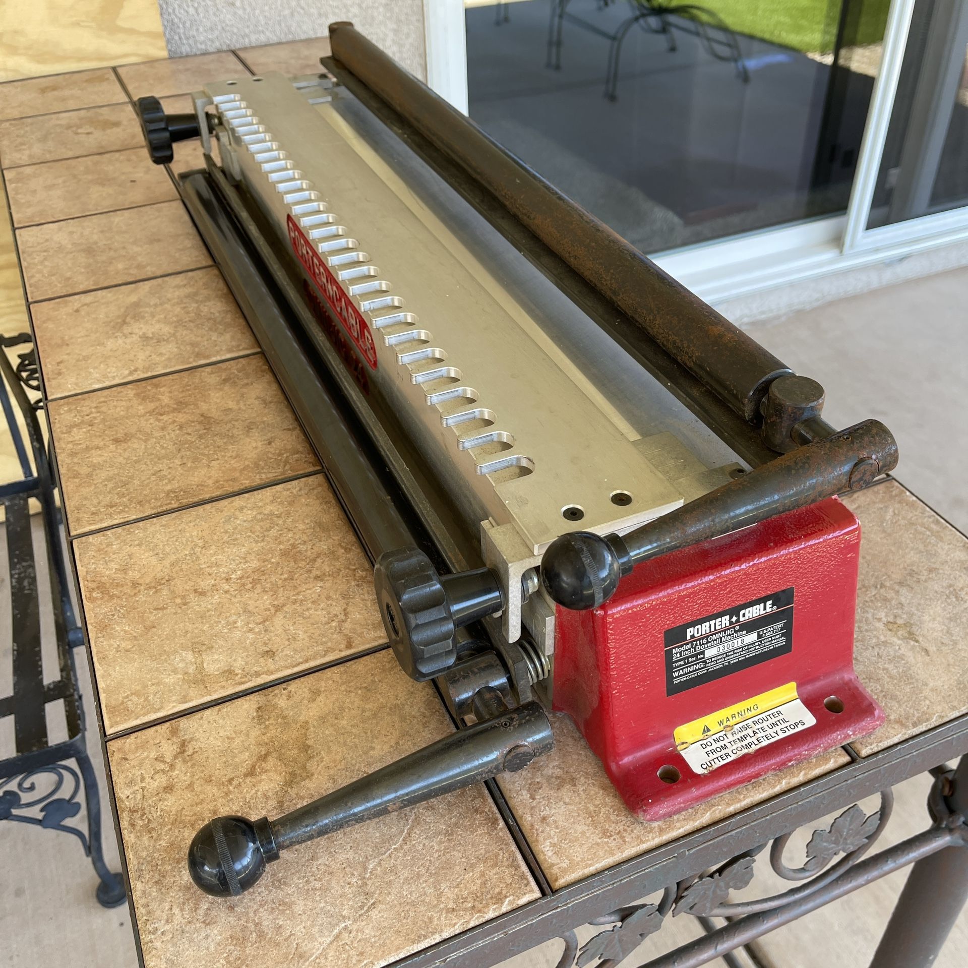 PORTER CABLE OMNIJIG Mdl 7116 24” Dovetail Machine