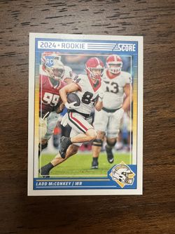 Ladd McConkey Rookie Card Rc Chargers San Diego LA Los Angeles NFL Football Rare 