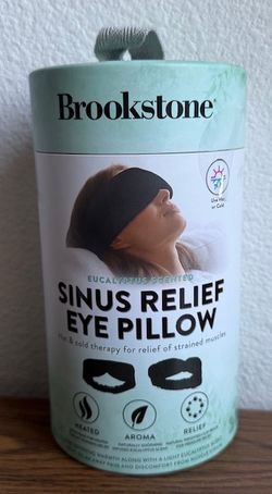 Sinus Relief Eye Pillow Eucalyptus Scented Hot & Cold Therapy Mask Pad