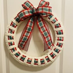 Christmas Yarn Wreath