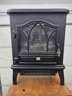 Red Stone Electric Fireplace Stove Heater