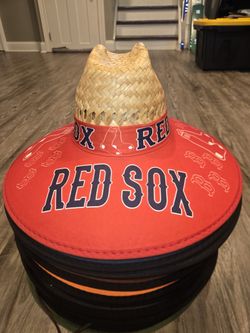 Boston Red Sox Straw Hat Sombrero Cap Beach Festival Pool Summer Sports tools Lawn Party Gorra