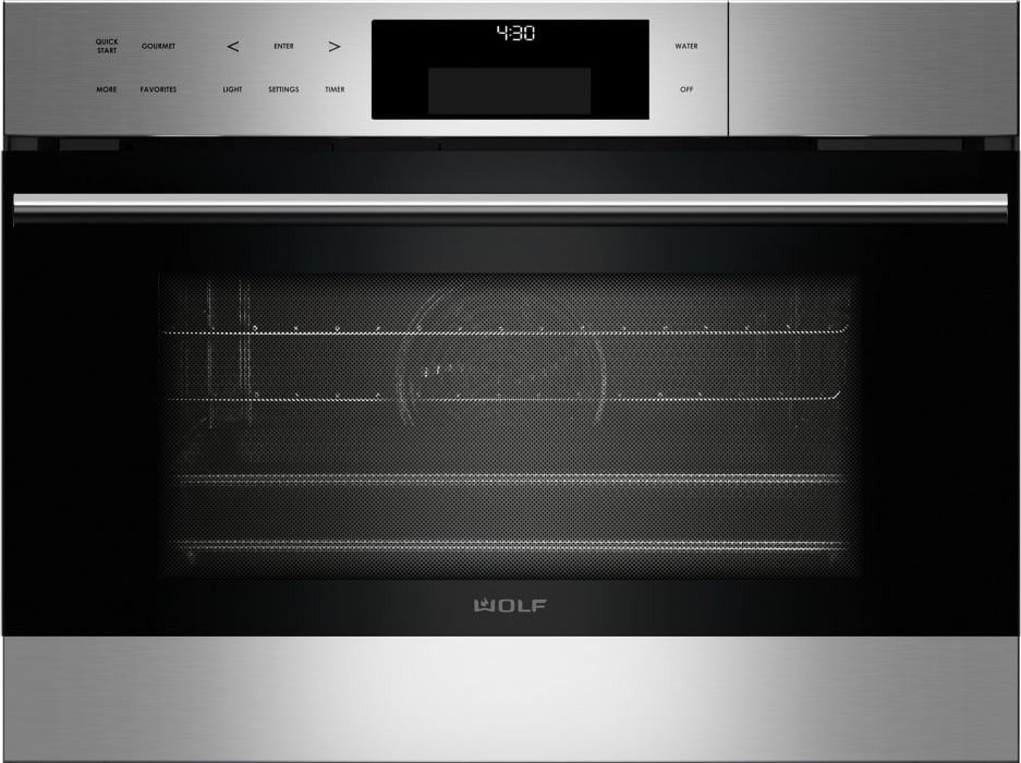 Wolf 24" E Series Stainless Steel Steam Wall Oven New