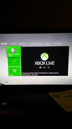 Xbox 360 with games