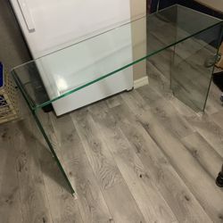 Bent Glass Table 
