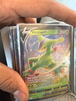 Virizion V Pokémon Trading Card