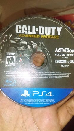 Cod advanced warfare ps4