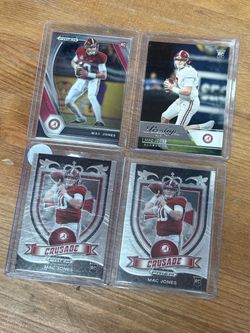 Mac Jones Rookie Card Lot of 4