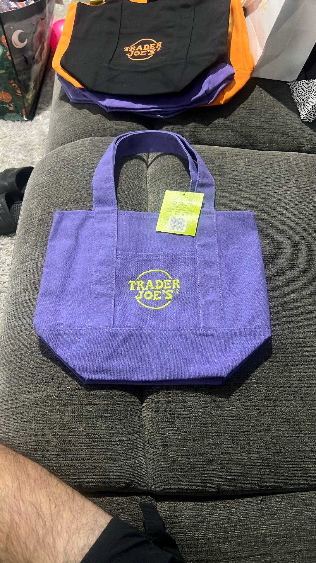 TRADER JOE’S TRICK OR TREAT CANVAS TOTE BAG