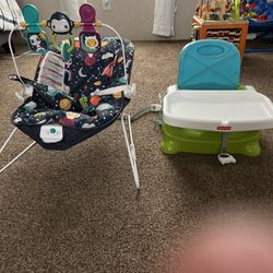 Bouncer And Portable High Chair