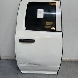 09-24 Dodge Ram Quad Cab RH PASSENGER Rear Door Assy Bright White-PW7 #251136 GB