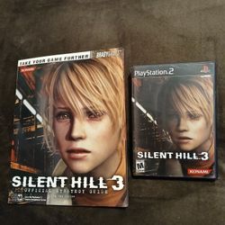 Silent Hill 3 And Strategy Guide Playstation 2