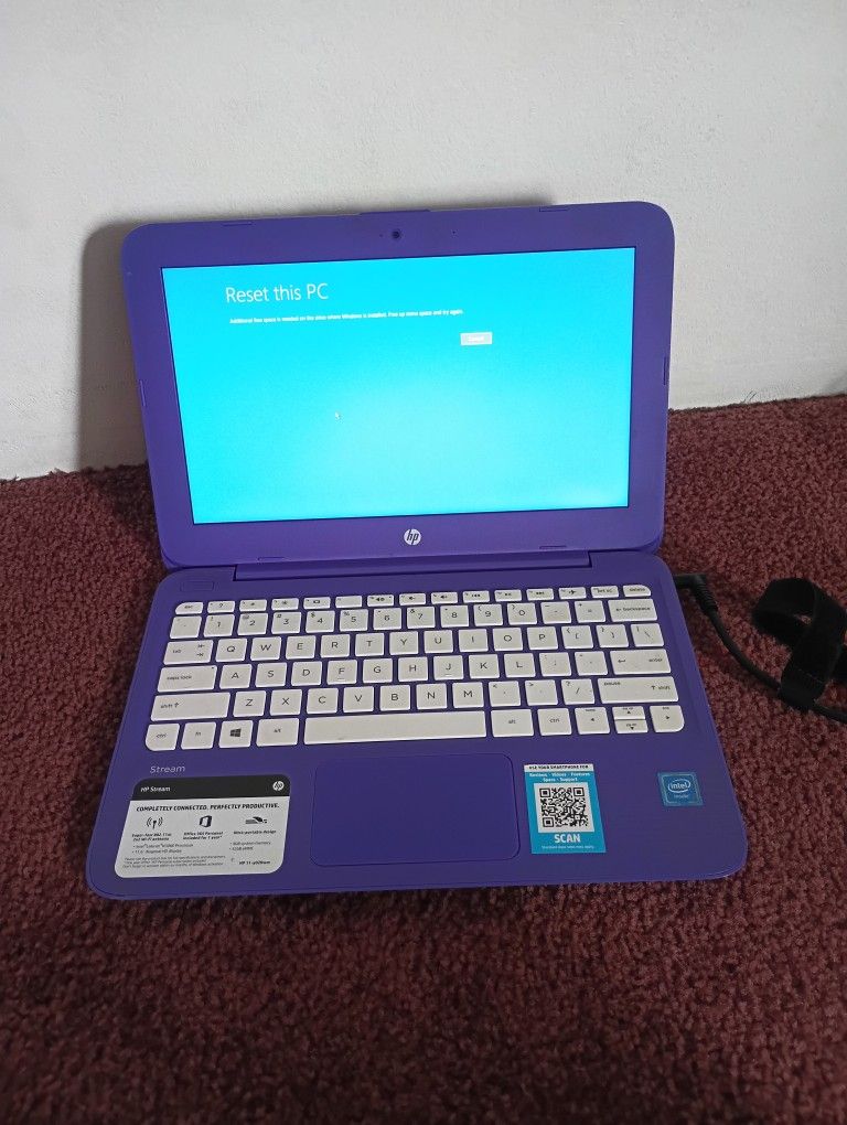 HP Stream 14-ax020wm 14" Laptop Intel Celeron 4GB RAM 32GB eMMC Windows 10! - DW