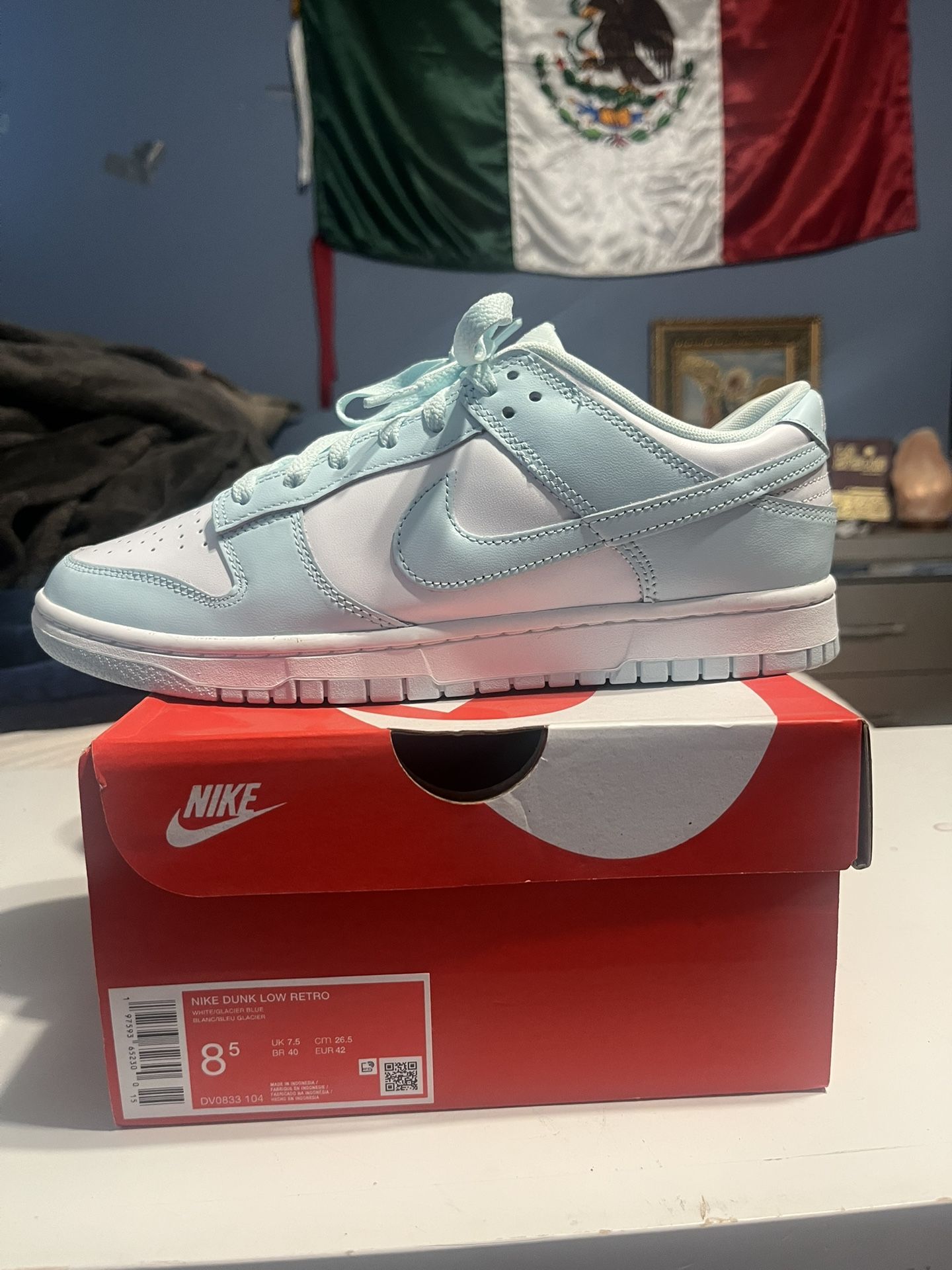 Nike Dunk Low Glazier Blue Size 8.5