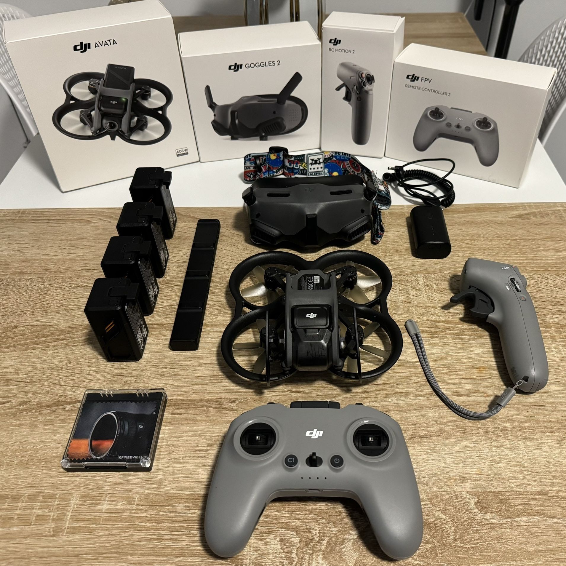 DJI AVATA DRON and ALL ACCESSORIES 