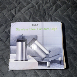 4 stainless steel adjustable furniture legs
