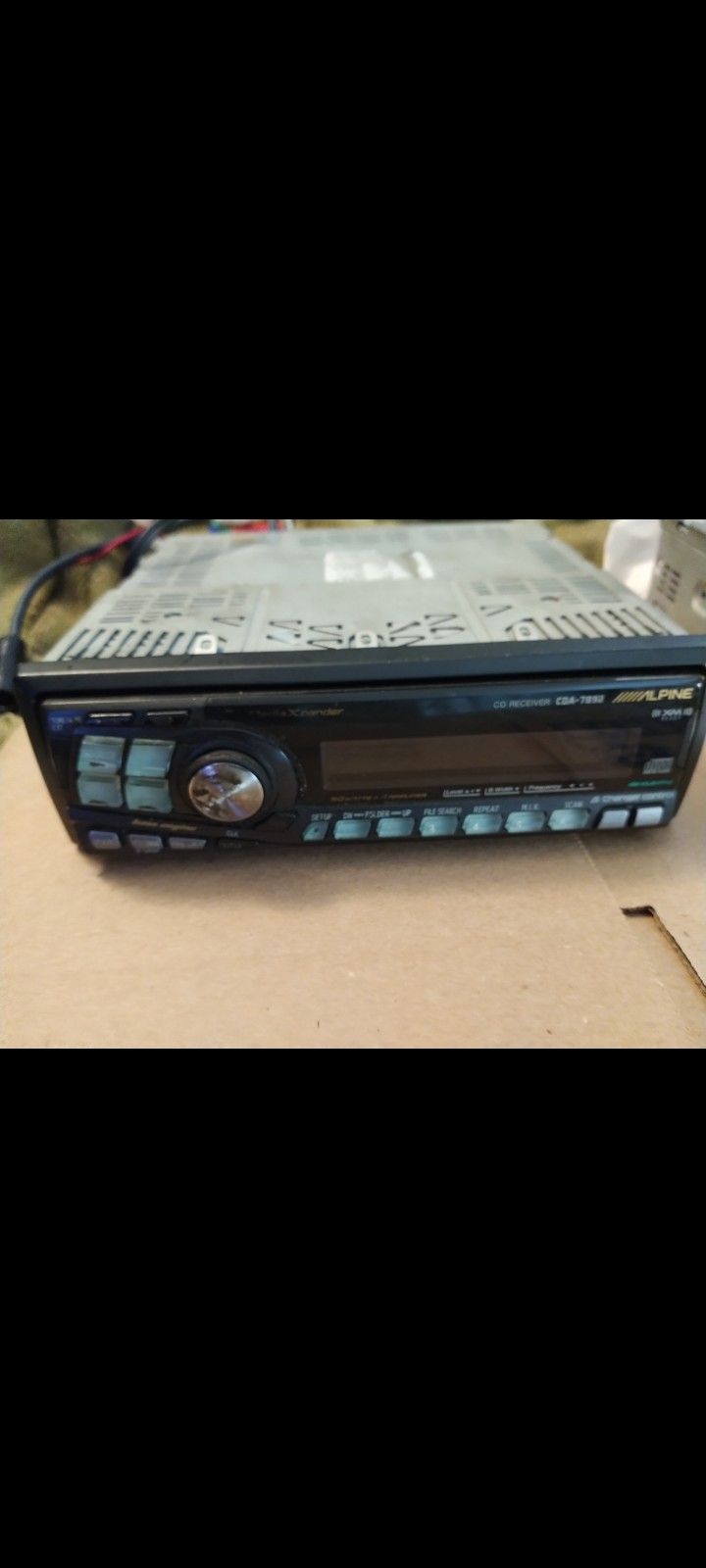 Alpine 9887 Stereo CD RECEIVER