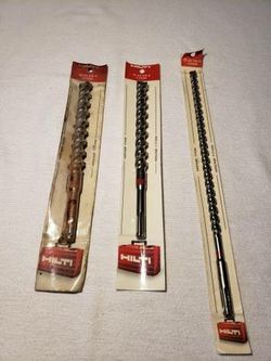 2x HILTI TE-CX Sealed 5/8″ x 8″ Drill Bit 378360 + HILTI TE-CX Sealed