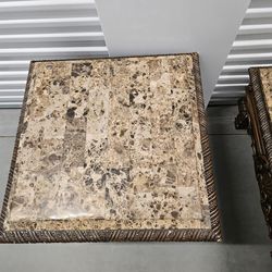 Big coffee table and end table. Make reasonable offer for both they are heavy.