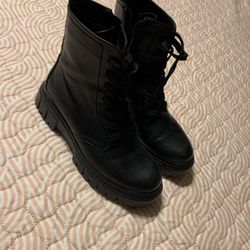 Black Combat Boots 