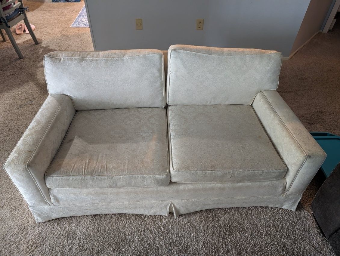 Small White Loveseat