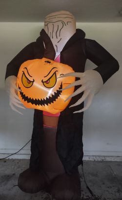 Inflatable Headed Pumpkin