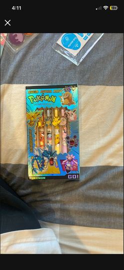 Pokemon Box Of Pens Chinese Exclusive 