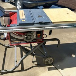 Craftsman Table Saw With Folding Stand 