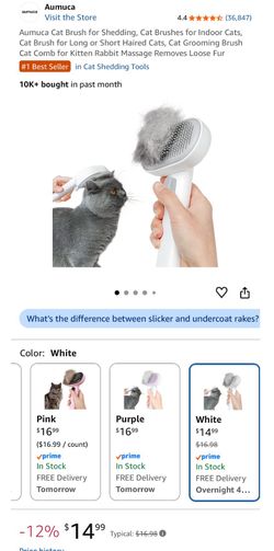 Cat brush for shedding