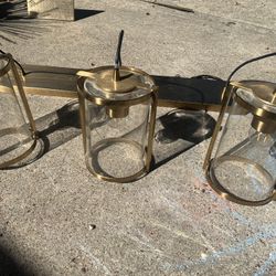Gold Light Fixture 