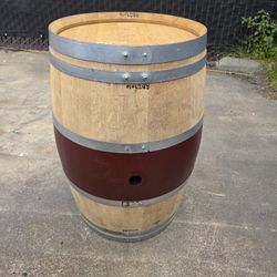 You can use the wine barrel in the yard or to decorate wherever you want to put it.