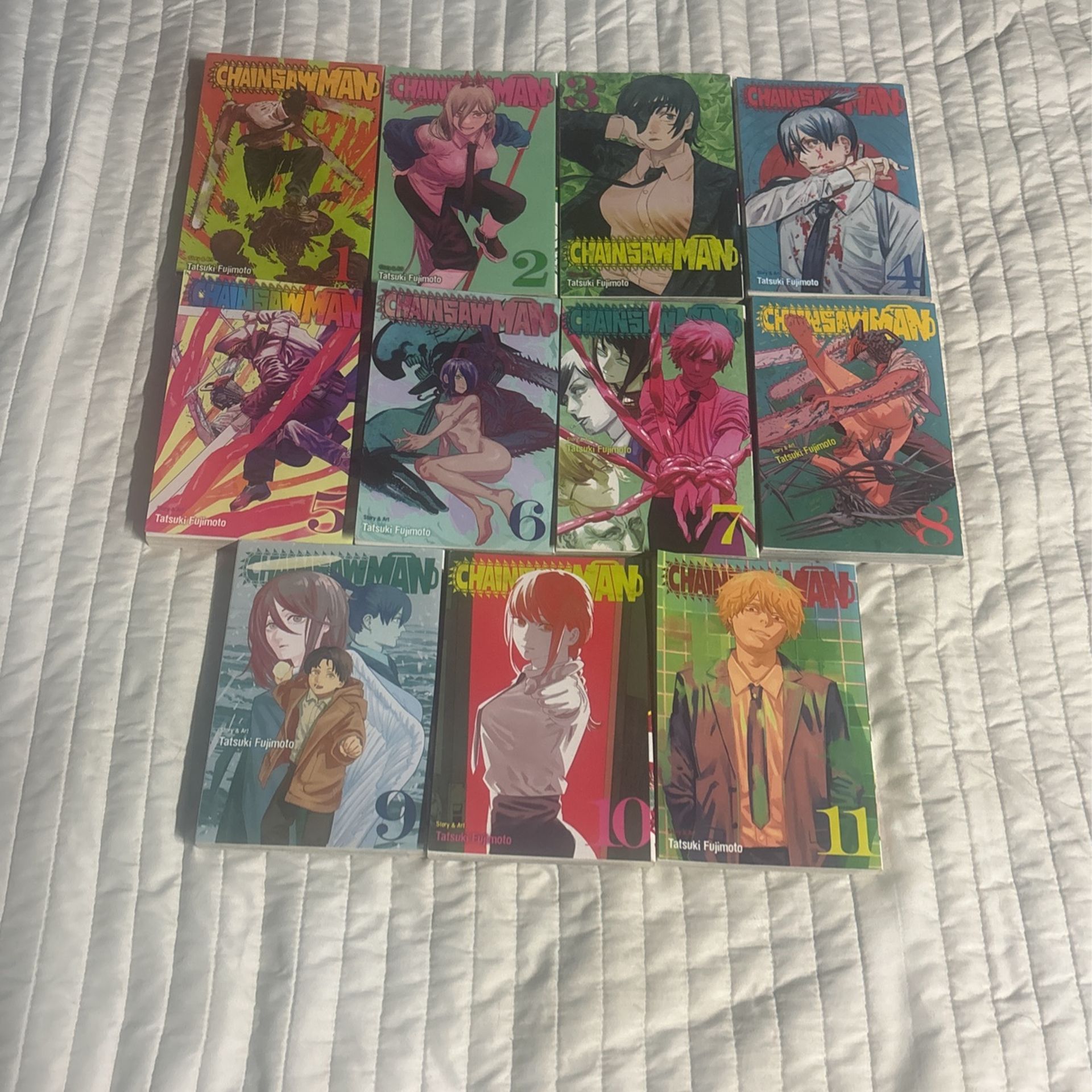 Chainsaw Man manga collection (Volumes 1-11)