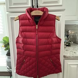 Puffy Vest (Red/Talbots)