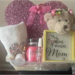 Home Is Where mom Is Mothers Day Gift Basket 