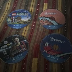 FIFA 14, 19, 20 + Lego Worlds – Great Condition Bundle!
