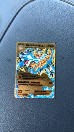 Limited edition gold foil mega charizard