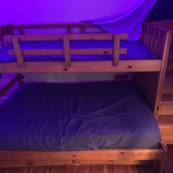 Wood Bunk Bed Frame