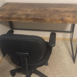 Office Chair And Table 