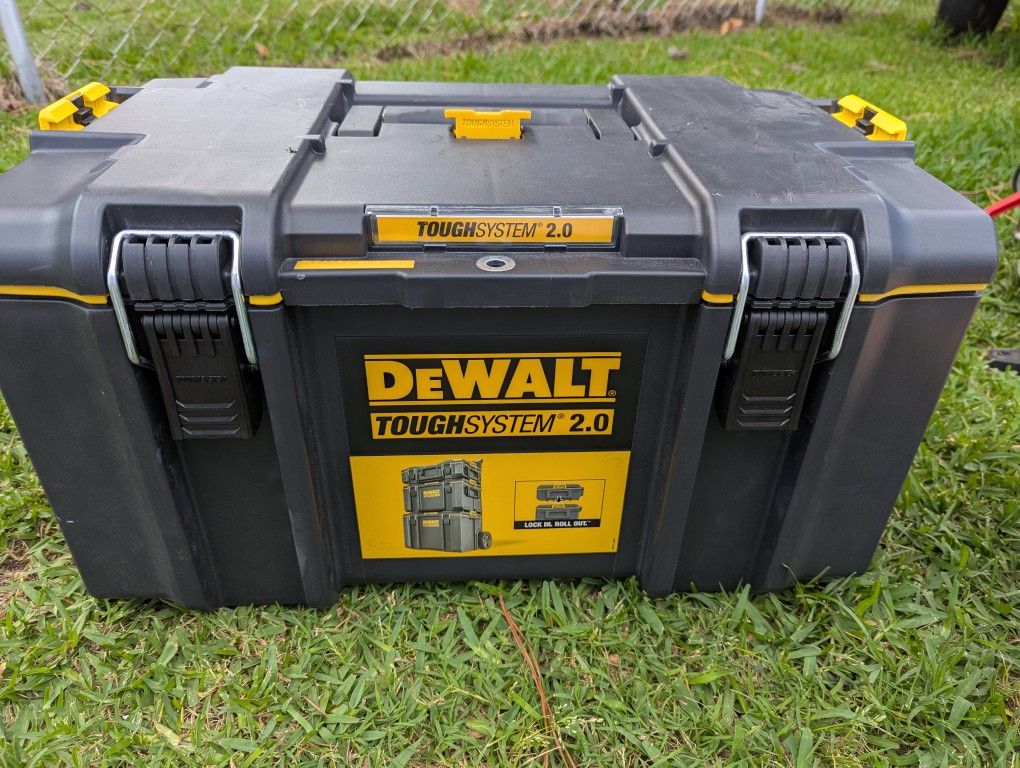 Two new DeWalt storage boxes! In excellent condition! Measurements are in pictures. Thanks for looking. Check out my other items for sale