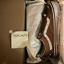 Vans LX Old Skool 36 Pearlized Pack Vintage Cocoa Brown Sz 9.5