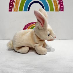 TY NIBBLER THE BUNNY BEANIE BABIE - 6 INCH - NEW