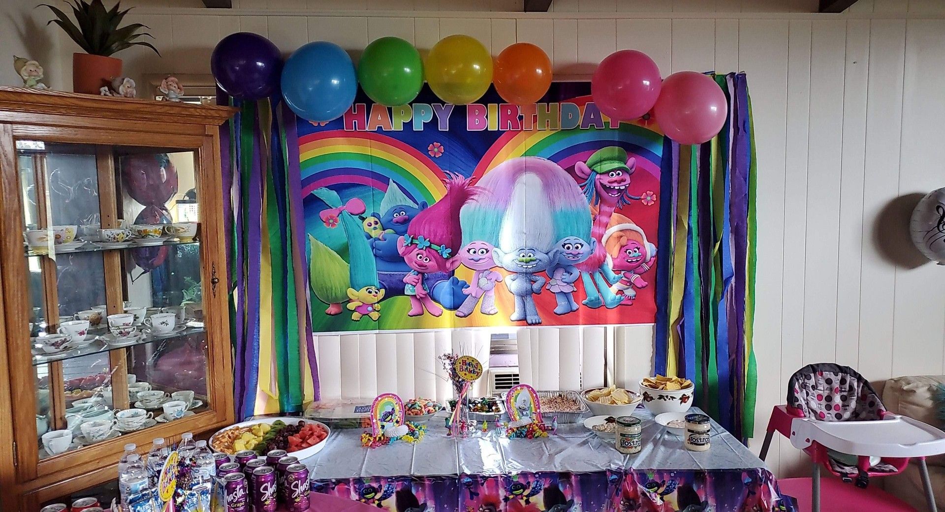 Free Birthday Party Decorations- Troll's Theme