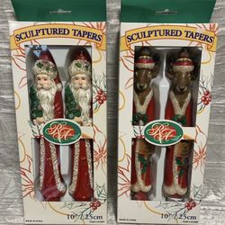 Vintage Christmas candles