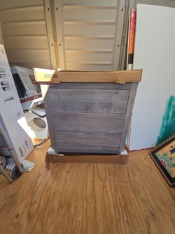 New / 3 drawer vanity, solid surface top
