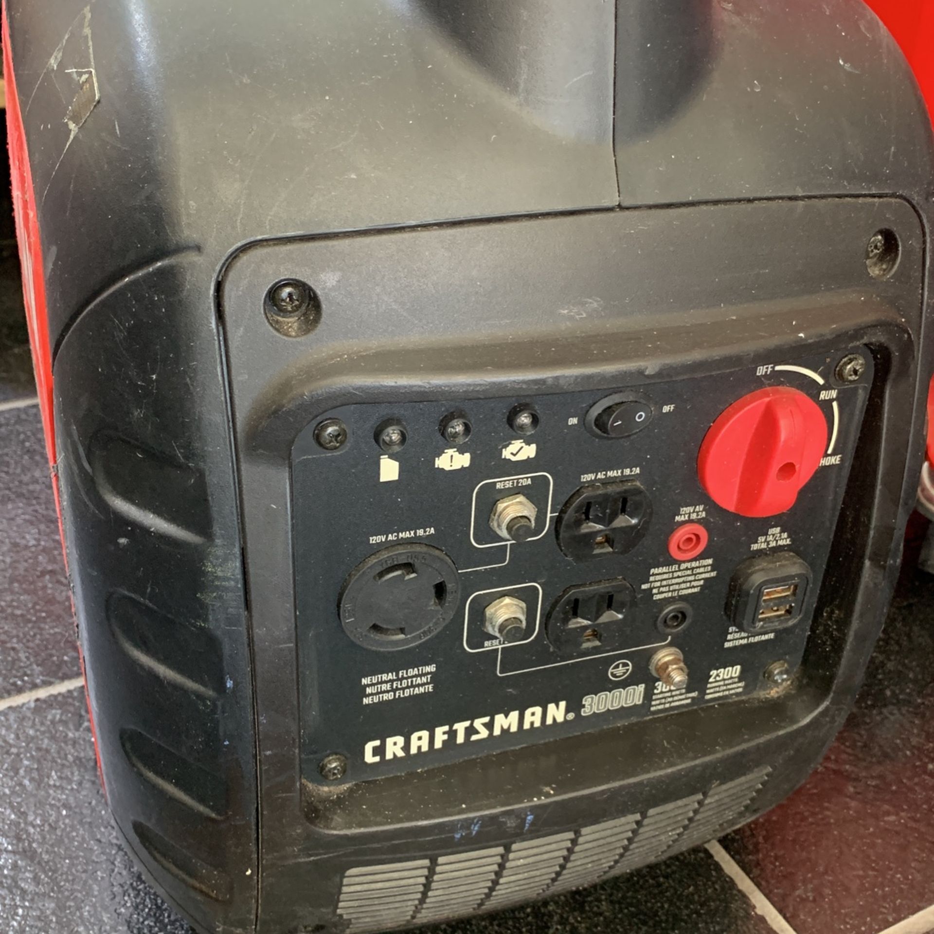 Craftsman 3000i Portable Gas Generator Used for Sale in Boca Raton, FL