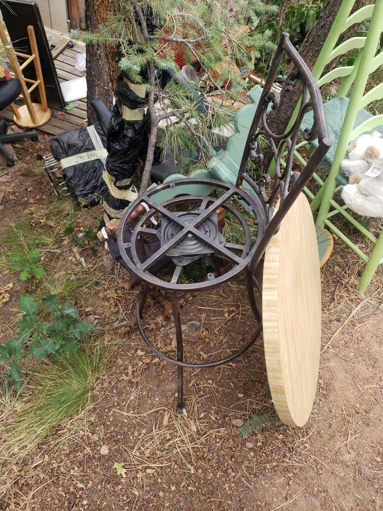 metal chair metal swivel stool