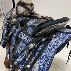 Monturas charras de cuero Mexicanas