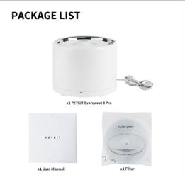 PETKIT 1.8L EVERSWEET 3 PRO

Stainless Pet Water Fountain with Wireless Pump